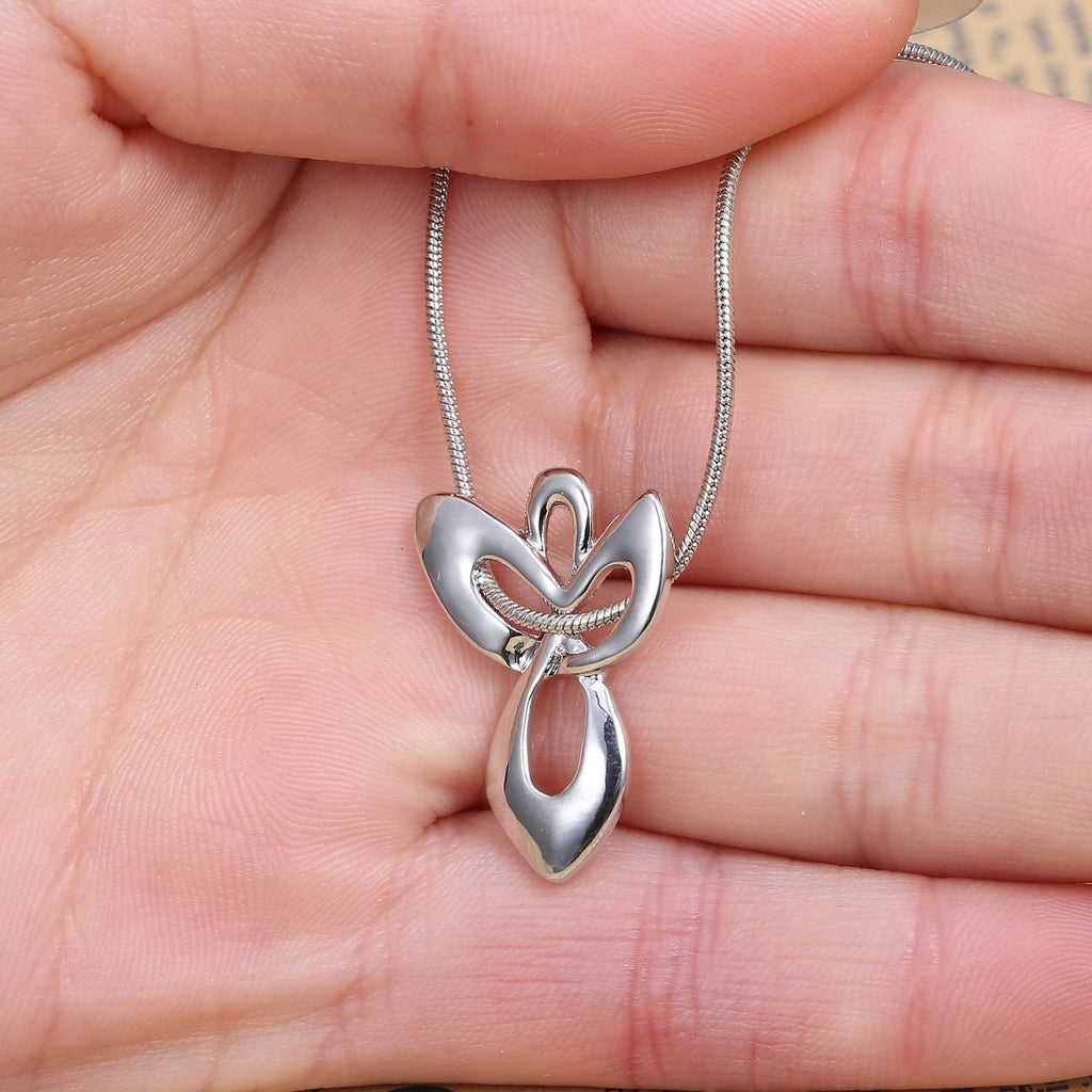 Angel Wing Necklace Butterfly Cross Necklace