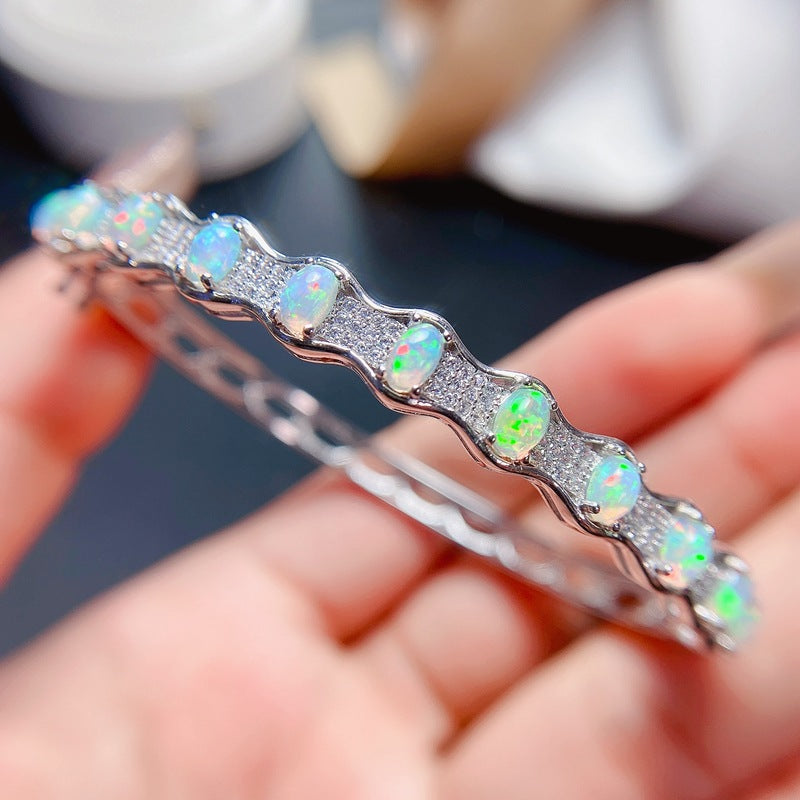 Fashionable And Unique Natural Opal Bracelet