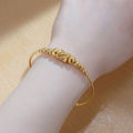 Round Spherical African Arabic Gold Women's Bracelet